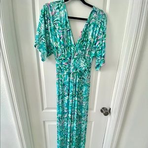 NWOT Lilly Pulitzer long flown dress.